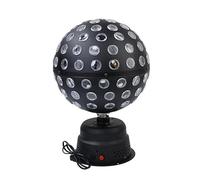 MJFVN 9 Couleurs Boule Magique lumière de scène LED à Commande vocale KTV Bar Salle privée rvb lumière rotative Flash lumière fête de Famille(No Remote)