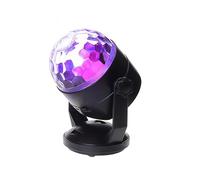 MJFVN Éclairage de scène LED, lumières de fête activées par Le Son, RGB Disco DJ, alimenté par Batterie/projecteur de Boule Magique USB