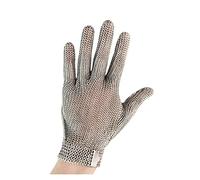 MJFVN Gants en maille à anneau acier inoxydable anti-coupure résistant aux couteaux Cotte de mailles Gant boucher cuisine S'applique la sculpture sur bois, menuiserie et travail des(Small)