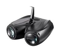 MJFVN LED Double tête Disco Lampe projecteur coloré DJ fête lumière projecteur Effet de scène éclairage for Le Divertissement à Domicile