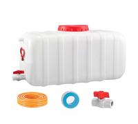 MJHETCY Réservoirs d'eau Domestique 25L/35L/50L/80L/110L/200L Réservoir d'eau，Château d'eau Épaissi Rectangulaire De Qualité Alimentaire avec Robinet pour Le Stockage De l'eau Dom(Size:35L)