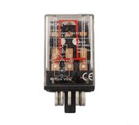 MK3P-I pour relais 12 V CC 10 A 11 broches Socket argent alliage argenté pour relais MK3P-I 10 A 250 V AC robuste pour relais pour automatisation MK3P-I 12 V DC 11 broches 10 A 250 V AC pour relais