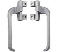 MKAUYYCB Serrure de fenêtre 1 paire de poignées de fenêtre de portes à l'ancienne en aluminium