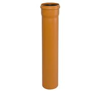 MKK - 19548-003 - Tuyau KG DN 110-200 - Longueur : 0,5 m - En PVC externe - Pour système d'évacuation des eaux usées - Orange DN 200