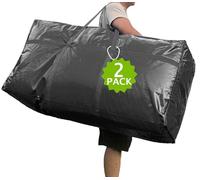 MKOKYD - Sacs de rangement extra grands, résistants, avec fermeture éclair et poignées renforcées, grande valise de voyage pliable pour les voyages - Sacs de rangement, cartons de déménagement pour