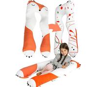MKS Coussin Enfant 60x120cm, Oreiller Ergonomique et Orthopédique en U, Modèle Apaisant Anti-Stress, Support de Maternelle et Lecture, Douillet et Personnalisé