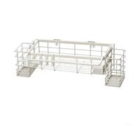 MKTOLHUS Plateau de vidange mural sans perçage | Égouttoir à vaisselle en acier au carbone antirouille et porte-éponge pour outils de nettoyage, étagère de rangement sans