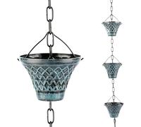 MKYYIOED Chaine De Pluie Chaîne de Pluie extérieure, Bec verseur, inverseur d'eau, Ornement Suspendu Jardin for pelouse et Cour