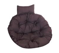 MKYYIOED Coussin De Chaise Épais Confortable | Coussin de chaise suspendu, hamac, balançoire, coussin de chaise inclinable for intérieur 100x100cm(Dark coffee,115CM)