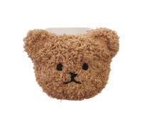 MKYYIOED Crochet Adhesif Lot de 5 crochets en bois décoratifs forme petit ours peluche, à fixer au mur, for clés, manteaux ou autres accessoires cuisine et salle bain(Color 1)