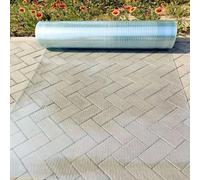 MKYZTG Rouleau Plaque Polycarbonate toiture 0.8 mm épaisseur Protection UV Feuille Transparent Flexible pour Serre terrasse pergola abri Jardin carport Facile à Couper(Size:1m*20m,Color:0.8mm)