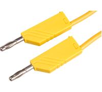 ML 25 GE - Cordon de test Hirschmann, 1 x 1 mm², jaune 0,25 m