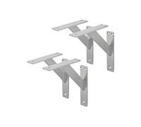 Ml-design Support d'étagère murale - Argent