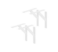Ml-design Support d'étagère mural - Blanc
