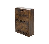 Ml-design Armoire à chaussures - Marron foncé