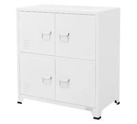 Ml-design armoire classeur - blanc