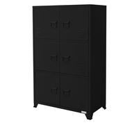 Ml-design Armoire de bureau - Noir