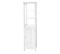 ML-Design armoire de salle de bain blanche, 40x160x32 cm, en panneau de particules MDF