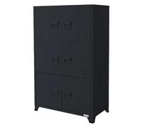 Ml-design Armoire vestiaire 6 portes - Anthracite