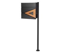 ML-Design Boîte aux lettres Anthracite/Bois