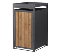 Ml-design cache-poubelle 1,24x0,80x0,68 m