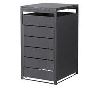 Ml-design Cache-poubelle 1,2x0,8x0,68 m