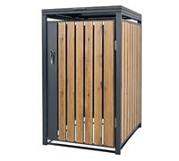 Ml-design cache-poubelle acier