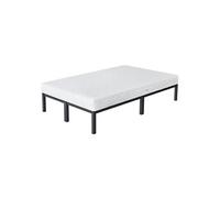 ML-Design Cadre de Lit Anthracite 120x200 cm avec Matelas H:16 cm, Ergonomique, Sommier à Anthrazit