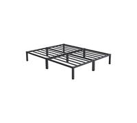 ML-Design Cadre de Lit Anthracite 160x200 cm avec Sommier à Lattes, Ergonomique, Structure