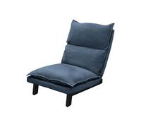 ML-Design Chaise de Sol Bleu, Fauteuil Lounge de Relaxation Rembourré, Dossier Réglable,
