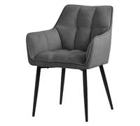 ML-Design Chaise Éponge Gris