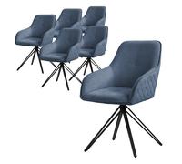 ML-Design Chaise pivotante avec accoudoirs