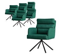 ML-Design Chaise Pivotante - Tissu Polsterstuhl