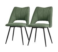 ML-Design Chaises de salle à manger vert