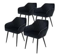 ML-Design Chaises - Noir Velours