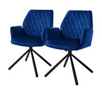 ML-Design Chaises pivotantes - Velours