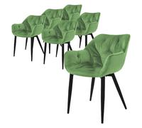 ML-Design Chaises - Velours Sauge