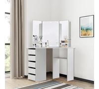 Ml-design Coiffeuse de chambre - Blanc