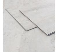 ML-Design Dalle PVC Clipsable Intérieur, Revêtement de Sol Vinyle Gris Effet Béton Clair Usage 34, Imperméable, Antidérapant, Pose Facile, Épaisseur 4,2 mm, 61 x 30,5 cm, 10 Pièces / 1,86 m²