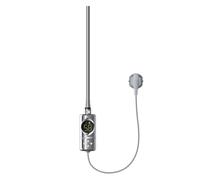 ML-Design Élément Chauffant Chromé 300W avec Thermostat et Écran LCD Résistance Électrique pour Radiateur Salle de Bain avec Interrupteur Marche/Arrêt Mode Minuterie Régulateur de Température
