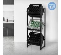 Ml-design étagère colonne caisses boissons - Anthracite