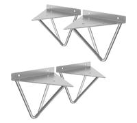 Ml-design étagère murale d'angle - Gris