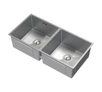 ML-Design Évier Double 81,5x40cm Inox
