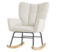 Ml-design Fauteuil à bascule - Beige