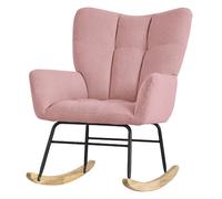 Ml-design Fauteuil à bascule - Rose
