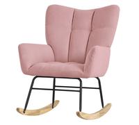 Ml-design Fauteuil à bascule - Rose