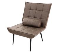 Ml-design Fauteuil lounge relaxation - Marron