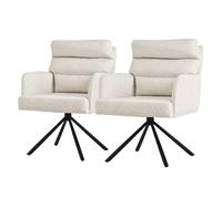 ML-Design Fauteuil pivotant - Beige