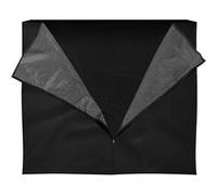 ML-Design Housse d'Étagère à Bois de Cheminée, 185L x 125H cm, Noir, Résistant aux Noir G