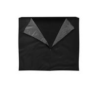 ML-Design Housse d'Étagère à Bois de Cheminée, 240L x 165H cm, Noir, Résistant aux Intempéries, Polyester avec Revêtement PVC, Bâche de Protection Étagère à Bois de Chauffage, Couverture de Pluie